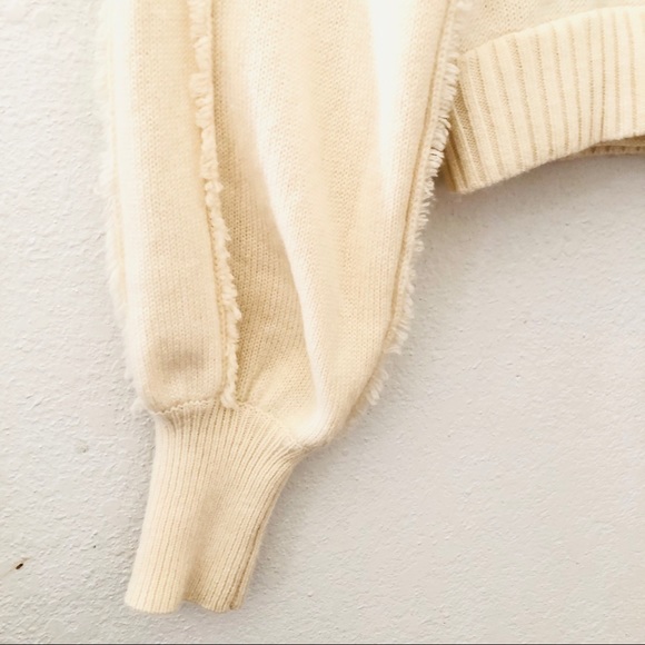 7 For All Mankind Wool Cashmere Crewneck Sweater S - Picture 9 of 10